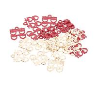 Angoily 60pcs DIY Wedding Charms Chinese Pendant Character for Marriage Crafts for Jewelry Making Unique and Romantic DIY Hanging Ornaments for Bride Accessories and Decorations