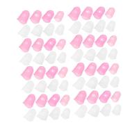 Angoily 64pcs Guitar Finger Guard Finger Guards for Guitar Silicone Sleeves Protector Stringed Instruments Protector Cover Silica Gel