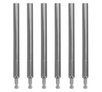 Angoily 6pcs Buffer Damper Drawer Soft Close Damper Slow Closing Close Dampers Replacement Dampers Close Damper for Drawer Door Replacement Trash Can Buffer Silver Plastic