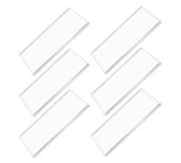 Angoily 6pcs Clear Money Box Collection Portable Banknote Holders for Commemorative Notes Pristine Protection Versatile Storage Modern Design for Organizing
