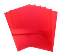 Angoily 6pcs Colored Light Filter Sheets for Photography and Teaching Transparent for Dyslexia Support Color and Effects