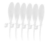 Angoily 6pcs DIY Propeller Blades Lightweight Aircraft Parts for Model Airplane Kits Student Science Projects Handcraft Accessories