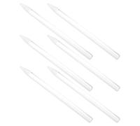 Angoily 6pcs Glass Grinding Rods for 1.5ml and 5ml Centrifuge Tubes, Laboratory Sample Grinding Tool with Rounded Cone Tip and Smooth Bubble-free Surface for Science Experiments and Lab