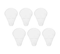 Angoily 6pcs Highlight Brush Makeup Brush Guard Protector from Dust and Damage during Storage Travel