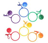 Angoily 6PCS Jump Rope Ball Game Set - Ankle Skip Ball Toy for Kids - Fun Outdoor Exercise Equipment to Improve Coordination Active Ages
