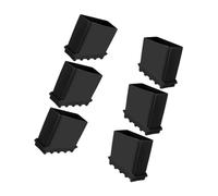 Angoily 6pcs Non-Slip Rubber Ladder Feet Pads for Step and Engineering Ladders with Insulating Wear-Resistant Material Easy to Install Replacement Standoff Covers