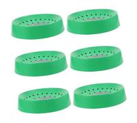 Angoily 6pcs Plastic Bird Nesting Bowls with Removable Mat Breeding Egg Hatching Bowls for Pigeons Doves Quails Providing Stable Breathable Nesting Material