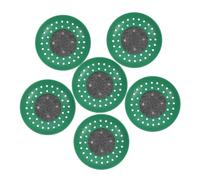 Angoily 6pcs Plastic Pigeon Breeding Nesting Bowls Reusable Smooth Round Bird Nest Bowls for Pigeon Cages Easy to Install Deep Hollow Out Design for Comfortable Bird Resting