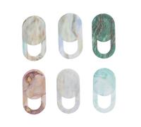 Angoily 6pcs Privacy Protection Webcam Covers for Laptop and Phone Ultra-thin Slide Camera Lens Stickers Anti-hacking Security Privacy Screen Protectors Compatible with Smartphones and