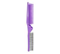 Angoily 6pcs Purple Foldable Hair Combs Set, Anti-static Double-headed Hair Folding Combs Made of Unbreakable Abs Plastic with High Temperature Resistance for Styling and Salon