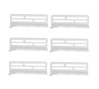 Angoily 6pcs Refrigerator Dividers Fridge Divider Plate Separators for Different Sized Items Sturdy Plastic Partition Plate for Refrigerator Food Separator