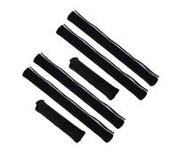 Angoily 6pcs Refrigerator Handle Covers Non-slip Food Oil Water Resistant Protection for Fridge Oven Washing Machine Easy to Wash Black