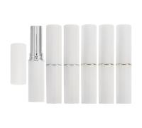 Angoily 6pcs Reusable Lip Balm Storage Containers Plastic Lightweight Tubes with Simple Stylish Design Convenient for Daily Life and Travel Includes 3 Golden and 3 Silver Tubes
