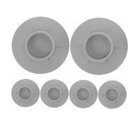 Angoily 6pcs Rubber Washer Pads for Washing Machines Stabilizer Mat Shock Absorber Protects Floors Drum Machine Compatible