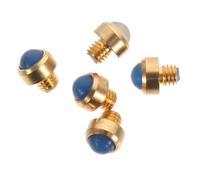 Angoily 6pcs Scissor Mufflers Shear Silencers Safe to Touch Reduce Scissor Wear Metal Round Edges for Pet Grooming