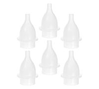 Angoily 6pcs Silicone Nose Cleaner Replacement Tips for Nasal Mucus Home Travel Anti-backflow Accessory Kit