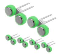 Angoily 6pcs Sliding Door Roller Pulley Replacement Kit for Wardrobe Closet Doors with Sturdy Wheel Suitable for Cabinet