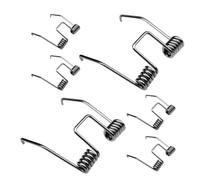 Angoily 6pcs Stainless Steel Hair Cutting Machine Springs for Pet Grooming Tools and Sheep Shears Noise Reduction Feature and Precise Compatibility for Professional Stylists and Home Users