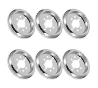 Angoily 6pcs Stove Knob Base Replacement for Gas Grills and Ovens Cooking Switch Holder Compatible with Gas Cooktops and Bbq Burners Precision Control and Comfortable Grip