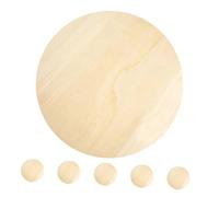 Angoily 6pcs Unfinished Wood Circles for Crafts Large Blank Wood Slices for DIY Painting Home Decor Christmas Ornaments Crafting Projects