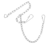 Angoily 6pcs Universal Stainless Steel Toilet Flapper Chain Replacement Kit for Toilet Handle Lever, Heavy Duty Flapper Lift Trip Chain Compatible with Flush Valve Tank