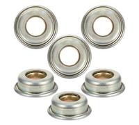 Angoily 6pcs Wheelchair Wheel Bearings Front Fork Caster Bearings Steel Precision Fit Design for Rollator and Wheelchair Repair Parts Suitable for Indoor and Daily Commuting Use