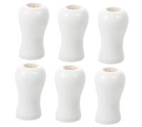 Angoily 6Pcs Wooden Blind Cord Tassels Pull Knobs for Window Blinds Curtain Cord Drops Decorative Accessories for Living Bedroom Home Decor