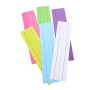 Angoily 6pcs Writable Magnetic Sentence Strips for Whiteboard, Four-grid Lined Dry Erase Labels, Reusable Early Learning Classroom Tools for Teacher Handwriting Practice