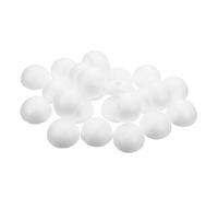 Angoily 70pcs White Half Foam Balls Polystyrene Craft Decoration Spheres for DIY Christmas Tree Ornaments Thanksgiving Wedding School Festival Supplies
