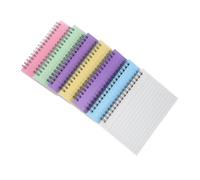 Angoily 7pcs Pocket Ruled Index Cards Spiral Notepad Memo Pads for Note Taking Work Schedule Planner Task Organization and Idea Capturing Portable and Perforated Design