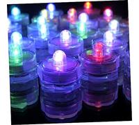 Angoily 8-Pack Assorted LED Tea Lights for Bar Dinner Waterproof Electronic Candle Light Lamp Night Light Battery Included