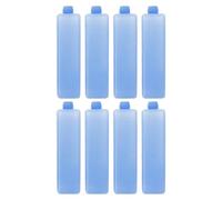 Angoily 8 Pcs Reusable Ice Pack for Bottles and Food Storage, Sturdy Pe Material Cooler Ice Blocks for Daily Lunch Packing and Safe Cold Chain Transport