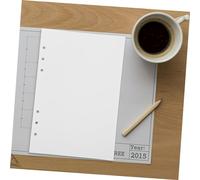 Angoily 80 Sheets Notebook Refill Paper Loose Leaf Binder Inserts Thick Ivory White Replacement Inserts for Notepad Writing Drawing Office School Travel Use