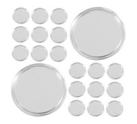 Angoily 80pcs Clear Round Plastic Coin Holders Small Transparent Storage Containers for Collectors Dustproof Compact Coin Protection Capsules with Secure Seal for Display and Organization