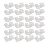 Angoily 80pcs Detachable Connector Clamps for DIY Wire Cage and Closet Panel Assembly No-tool Quick Fix Storage Cube Grid Connectors for Pet Playpen Wardrobe Rabbit Cage Door Repair