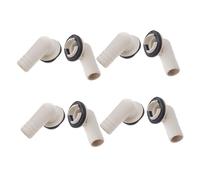 Angoily 8pcs Ac Drain Hose Connector Extension Elbow for Air Conditioner Drain Pipe Adapter Leakproof Seal Fits Mini-split and Window Units