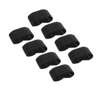 Angoily 8pcs Black Elastic Funeral Memorial Armbands Adjustable Mourning Bands for Football Basketball Rugby and Team Sports to Express Condolences and Honor Loved Ones