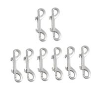 Angoily 8pcs Double-ended Bolt Snap Hooks Clip Hooks Clips Heavy Duty Easy to Use Versatile Design