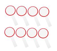 Angoily 8Pcs Dry Erase Whiteboards Scoreboards for Voting and Scoring Writable Paddle Boards with Smooth Edges and Practical Multi Use Blank Boards for Judges and Classroom