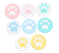 Angoily 8pcs Joystick Caps Thumb Grips Silicone Cover Joystick Grip Button Cover Replacement for Official