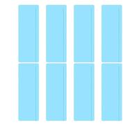 Angoily 8pcs Light Blue Guided Reading Strips for Dyslexia Classroom Use Portable Colored Overlay Bookmarks to Reduce Visual Stress Highlighting Reading Tools for Students and Adults