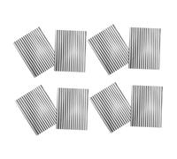 Angoily 8pcs Miniature Corrugated Aluminum Roofing Panels for Dollhouse and Diorama Model Making, Lightweight Metal Material with Realistic Texture, Easy to Install Roofing Materials