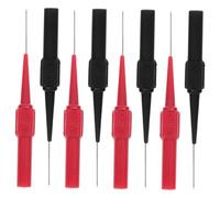 Angoily 8pcs Multimeter Probes Set Insulation Piercing Test Needles for Electrical Testing Versatile Multimeter Leads Compatible with Various Devices for Circuit Board Repairs and