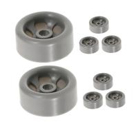 Angoily 8pcs Plastic Dryer Idler Pulley Wheels Replacement Parts for Dryer Drum Support and Extend Using Life Spare Parts