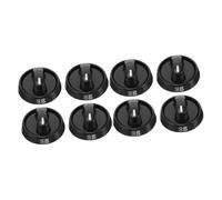 Angoily 8pcs Replacement Gas Stove Knobs Sturdy Plastic Control Knobs for Kitchen Hob