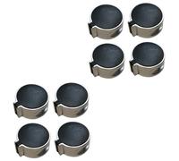 Angoily 8pcs Zinc Alloy Metal Gas Stove Knob Cooker Button Sturdy Ignition Style Replacement Accessory for Home Kitchen