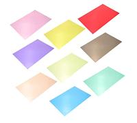 Angoily 9pcs Light Diffuser Film Pvc Sheets for Video Sheets Light Gels Plastic Filter Gel