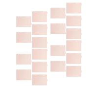 Angoily A5 6-Ring Binder Index Dividers Set in Light Pink, PP Plastic Notebook Tab Separators with Top Tabs, 4 Sets for Journal Planner and Budget Organizer