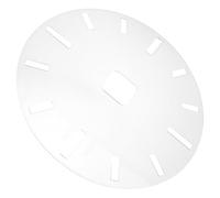 Angoily Acrylic Clock Face Stencil Scratch-Resistant DIY Inlay Template for Woodworking with Clear Dial Markings Wide Compatibility for Home Decoration and Craft Projects