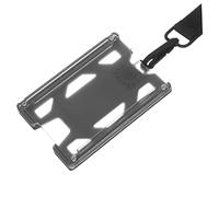 Angoily Adjustable Lanyard Id Badge Holder with Transparent Card Sleeve Work Pass Cover for Teachers Nurses Office Staff Medical Personnel and Students Secure Protective Window for Easy